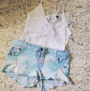 RipCurl Tie Die shorts